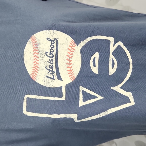 Life Is Good Love Baseball Crusher Tee - Picture 5 of 8